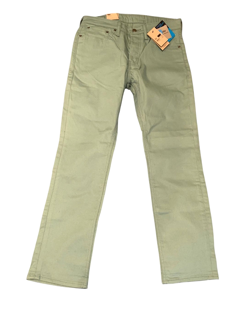 Levi's Mens 511 Commuter Jeans Size 32 x 30 NEW Blue Green 3M Reflective Slim